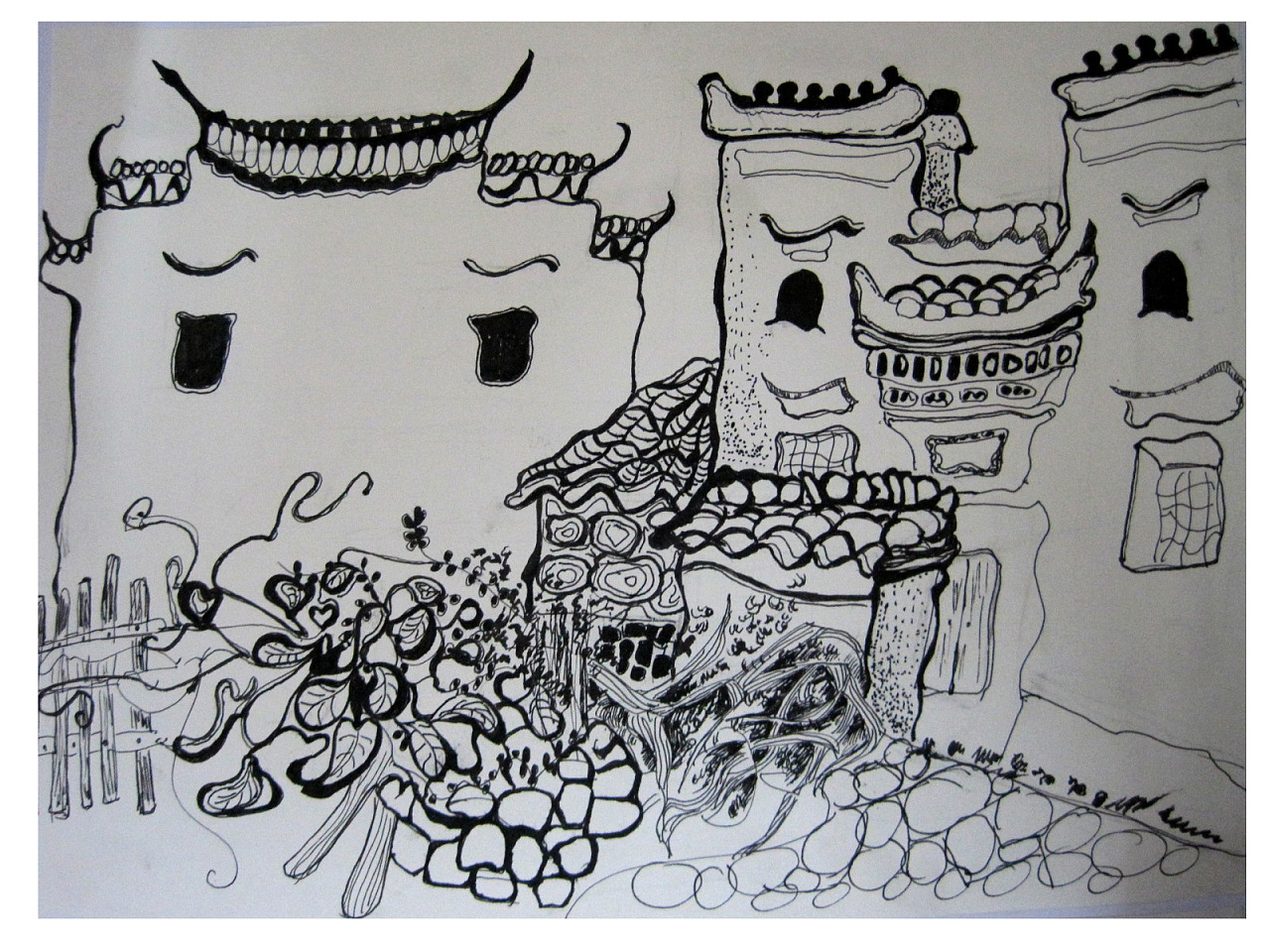 那年我们在安徽,写生咯