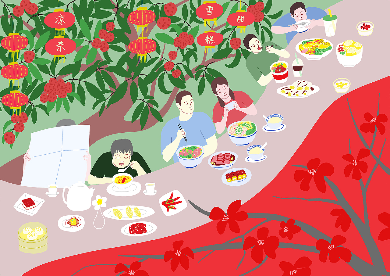 《白日梦》系列入围第三届全国插画扶持计划CIAC