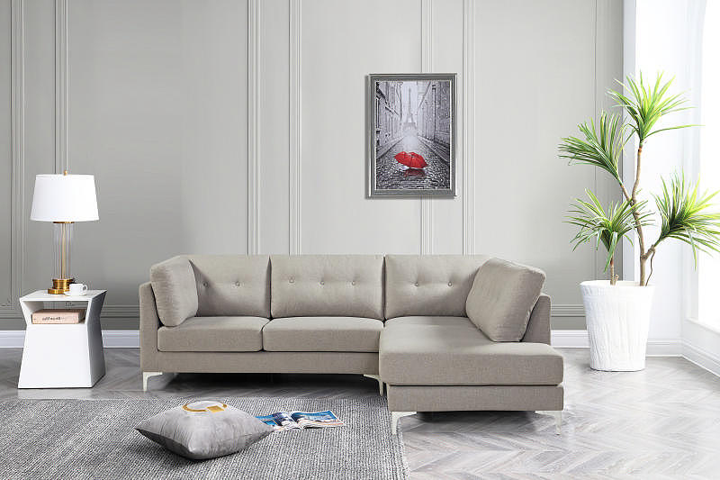 家具摄影,转角沙发拍摄,转角沙发场景拍摄图