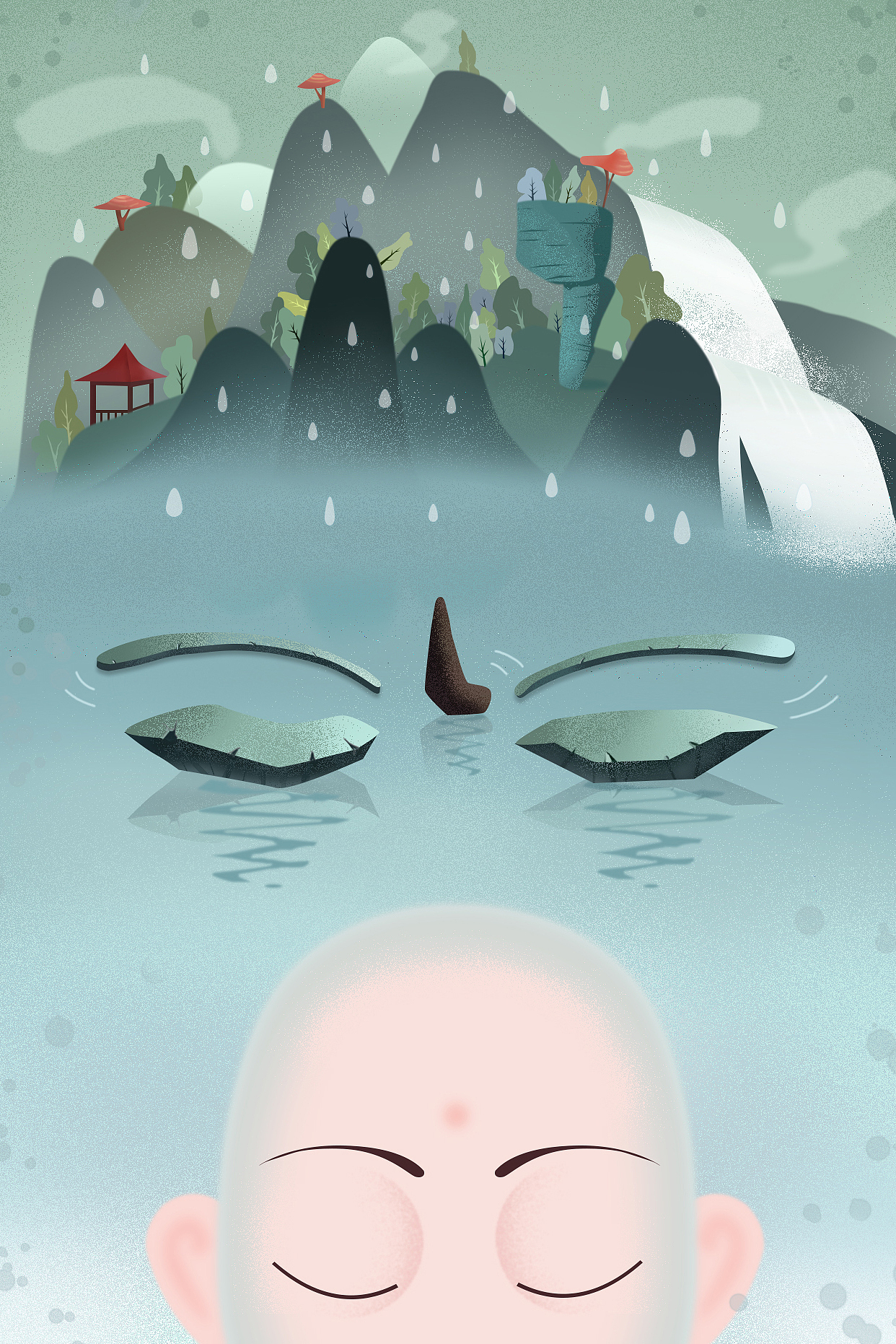 插画练习（图ZMjI3MzU0Njk2） - 艺术插画 - 站酷设计师KUROPA原创素材 - 站酷ZCOOL