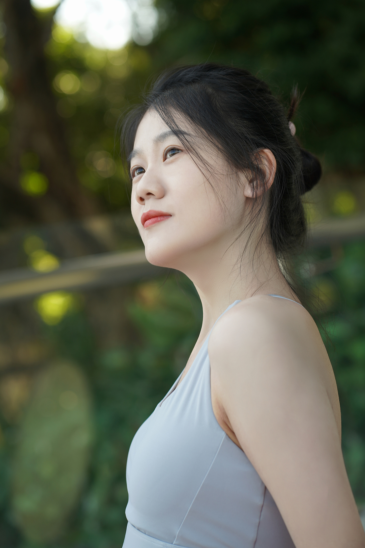 运动服装外景拍摄 地点:广州流花湖公园