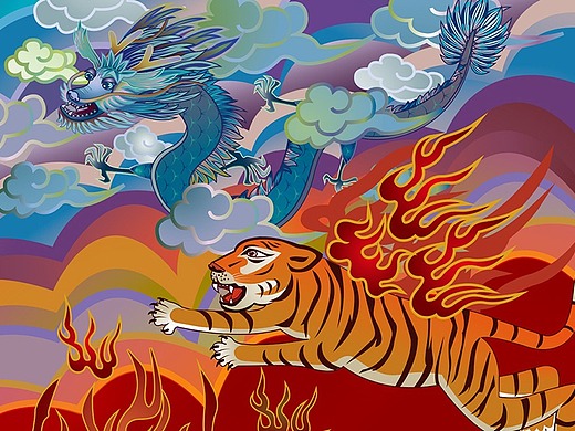 龙腾虎跃 如虎添翼