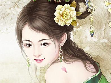 书亦飞·书亦飞古风插画——人面不知何处去