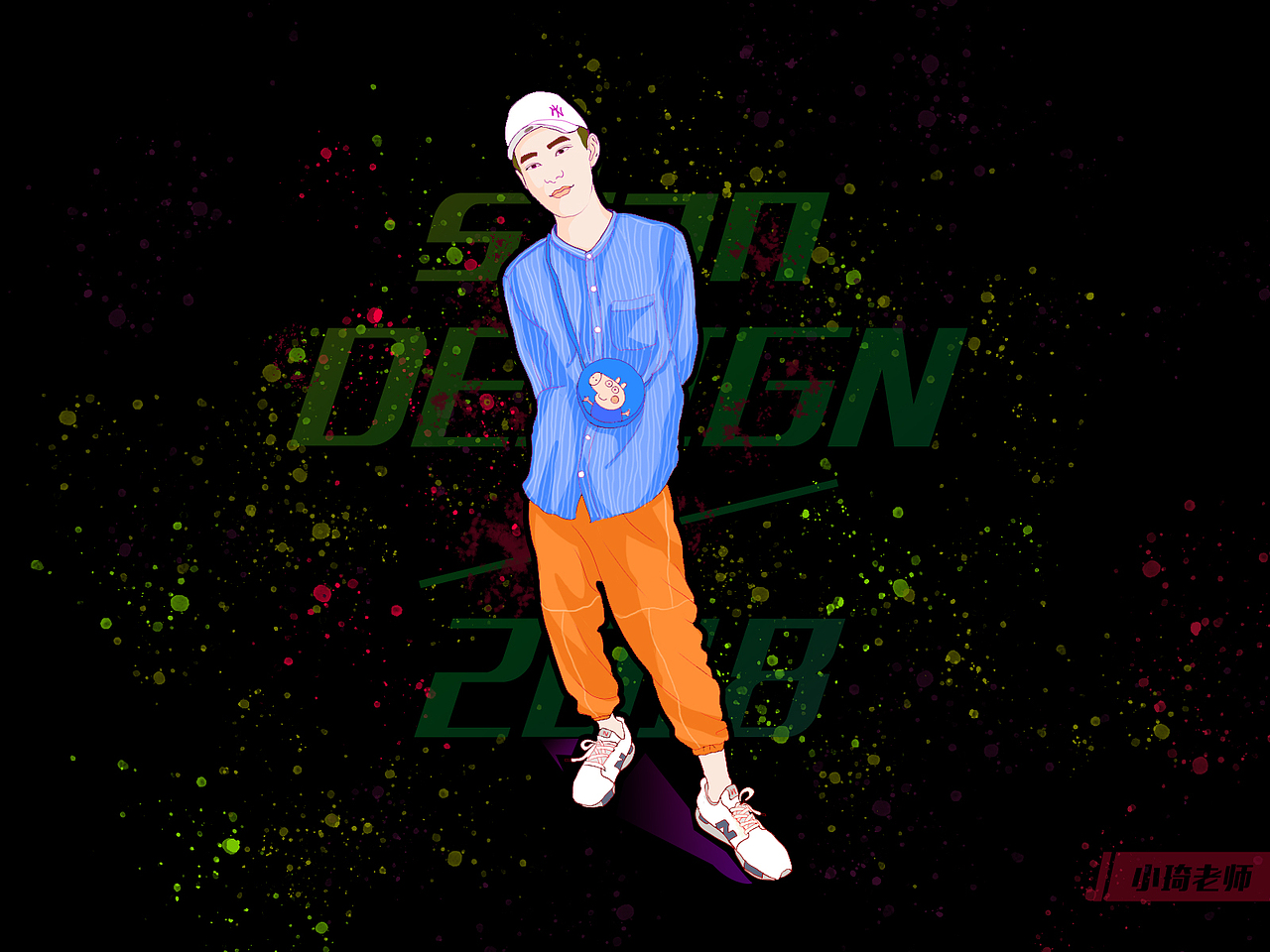 一个人（图ZMTkzMTQ4OTMy） - 创作习作 - 站酷设计师梦奇MQ原创素材 - 站酷ZCOOL