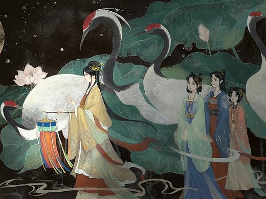 古风插画｜秘境探险