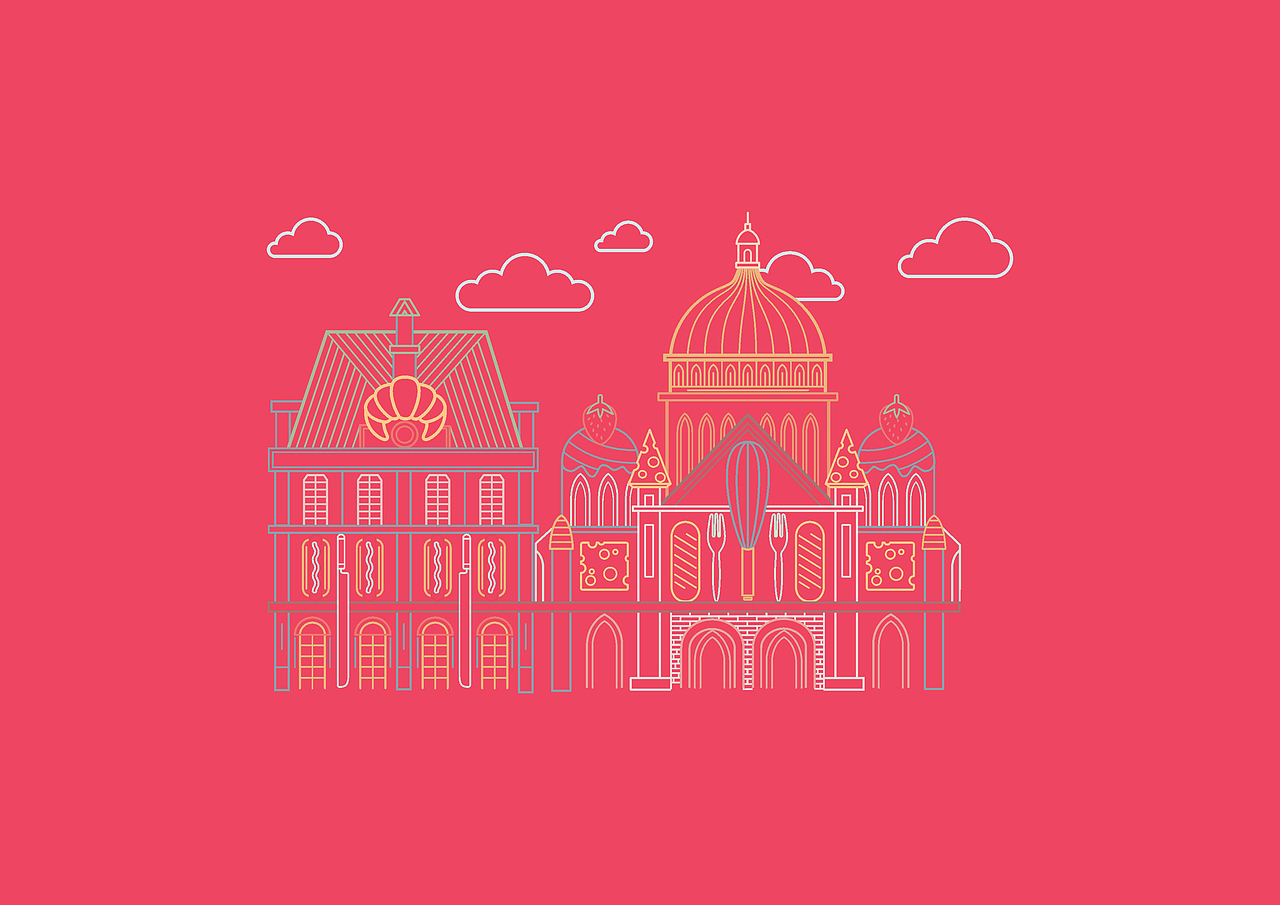 With作品分享 | 甜了一整条街蛋糕有多甜——“more time”品牌设计