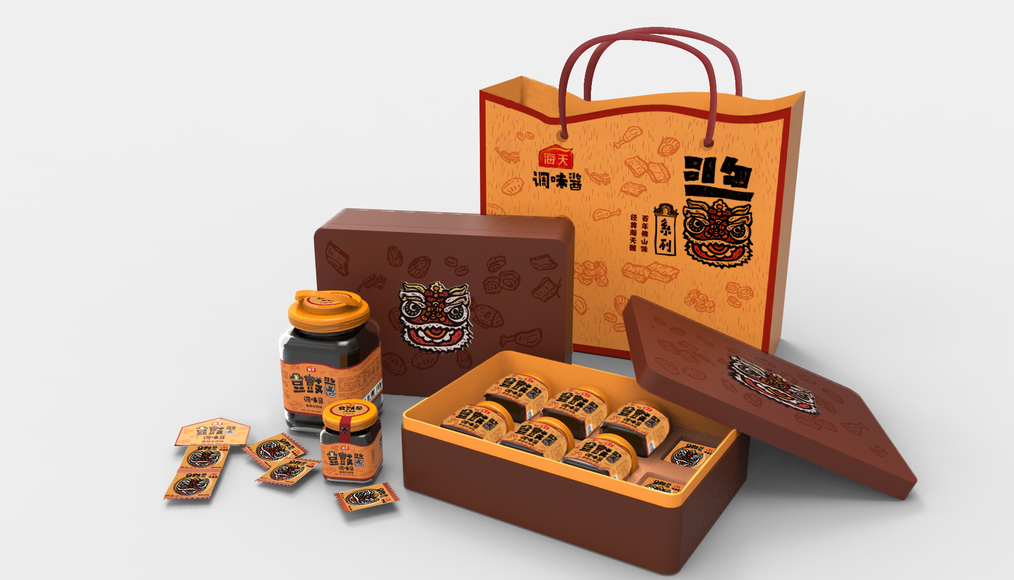 海天豆豉酱包装