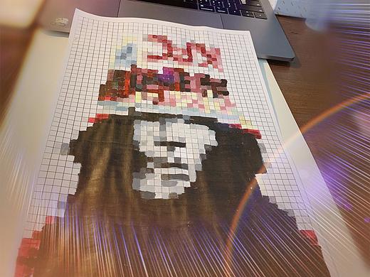 马赛克练习（个人主页-ZMzg3NzQ4MDA=） - 像素画 - 站酷设计师勇敢小披风原创素材 - 站酷ZCOOL