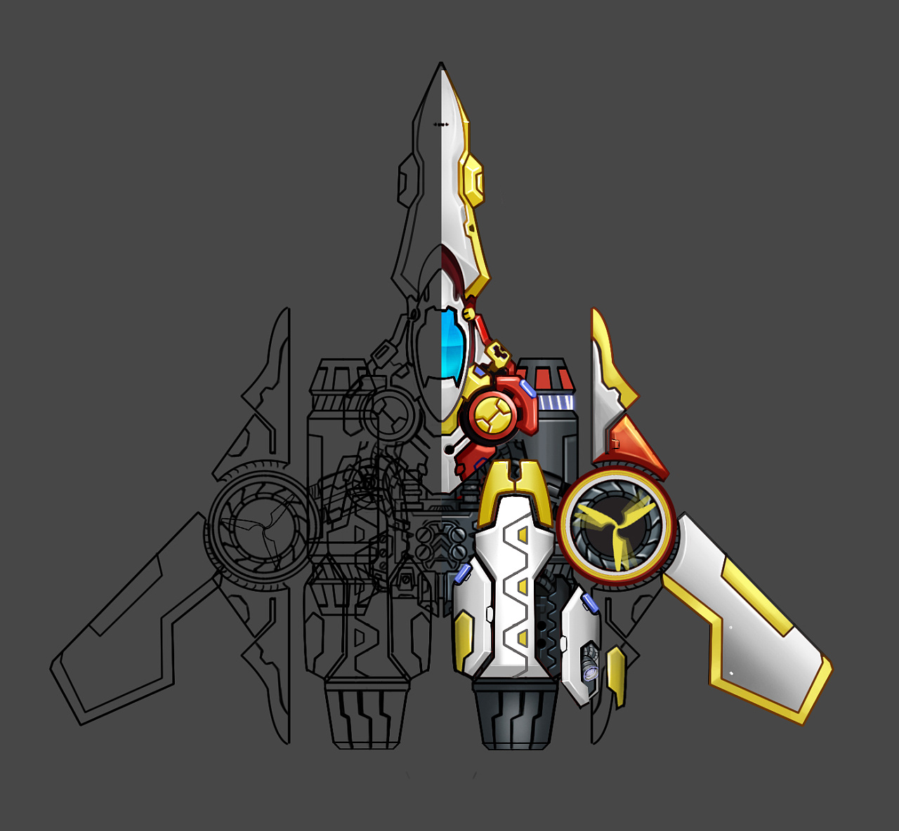 一架小飞机|插画|游戏原画|炸毛灬兔子 - 原创作品 - 站酷 (zcool)