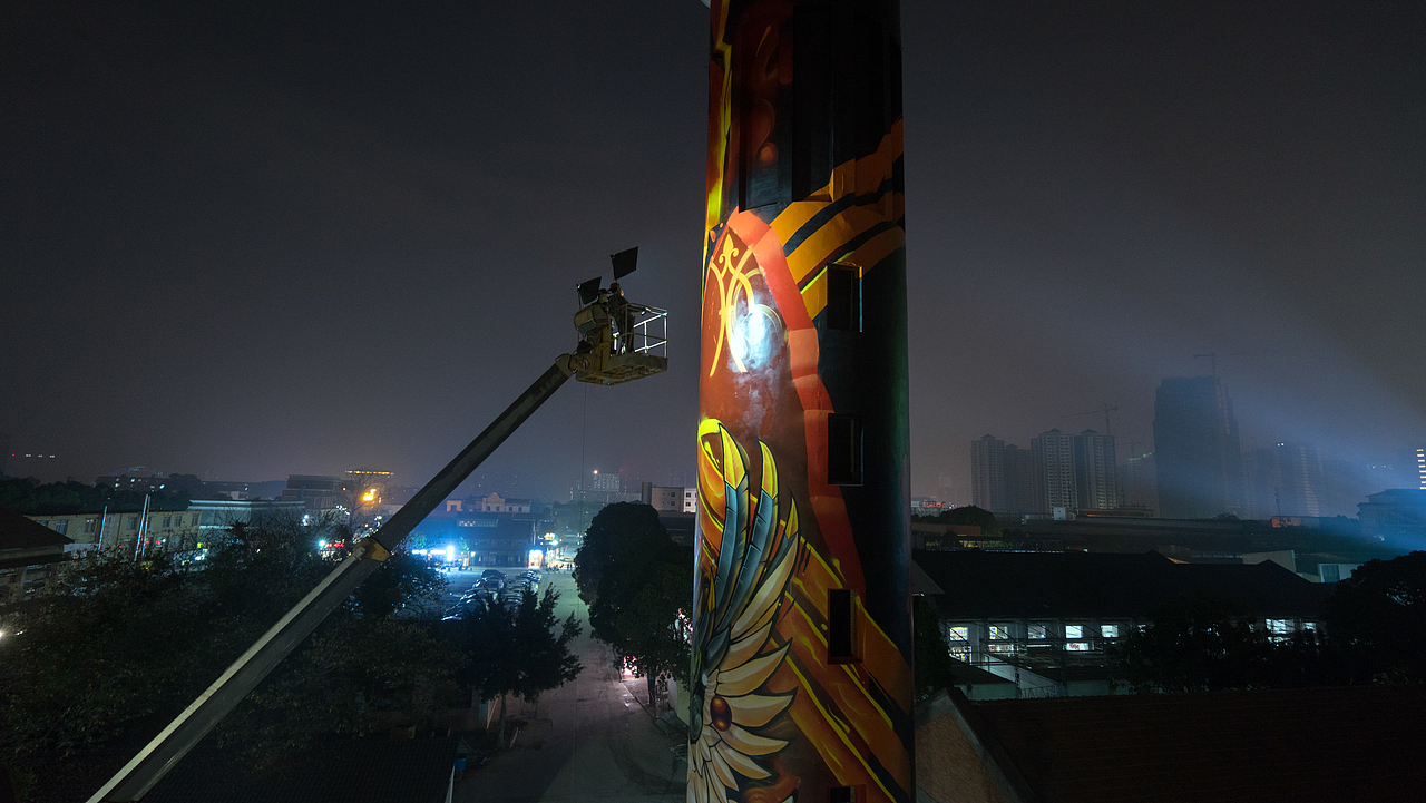 MTS涂鸦团队-如何将一座33米高的水塔变成知名地标建筑（图ZMjE4OTYzMzYw） - 艺术插画 - 站酷设计师MTS_GRAPHIC原创素材 - 站酷ZCOOL