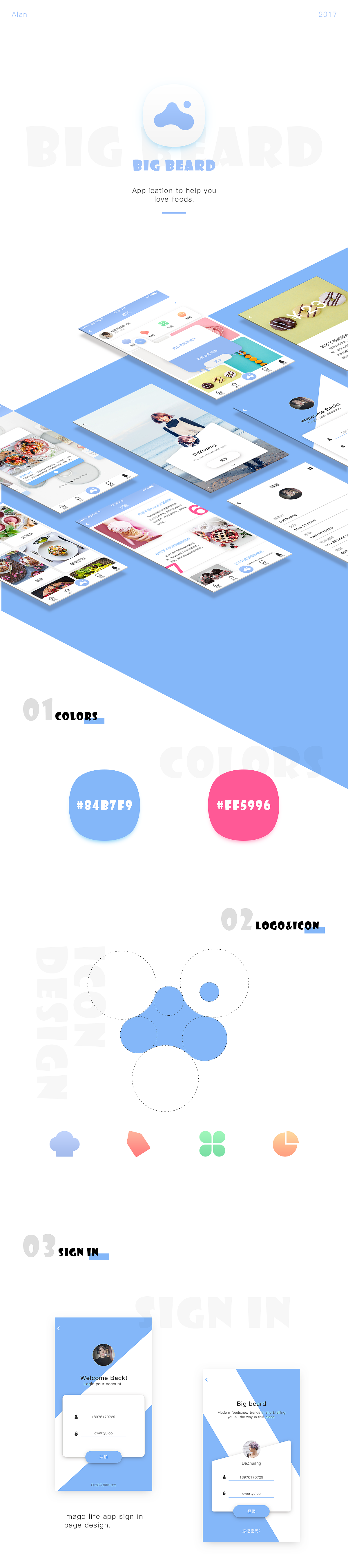 简约风美食社交APP（图ZNzI2Mjc3OTI=） - APP界面 - 站酷设计师栅栏圈外原创素材 - 站酷ZCOOL