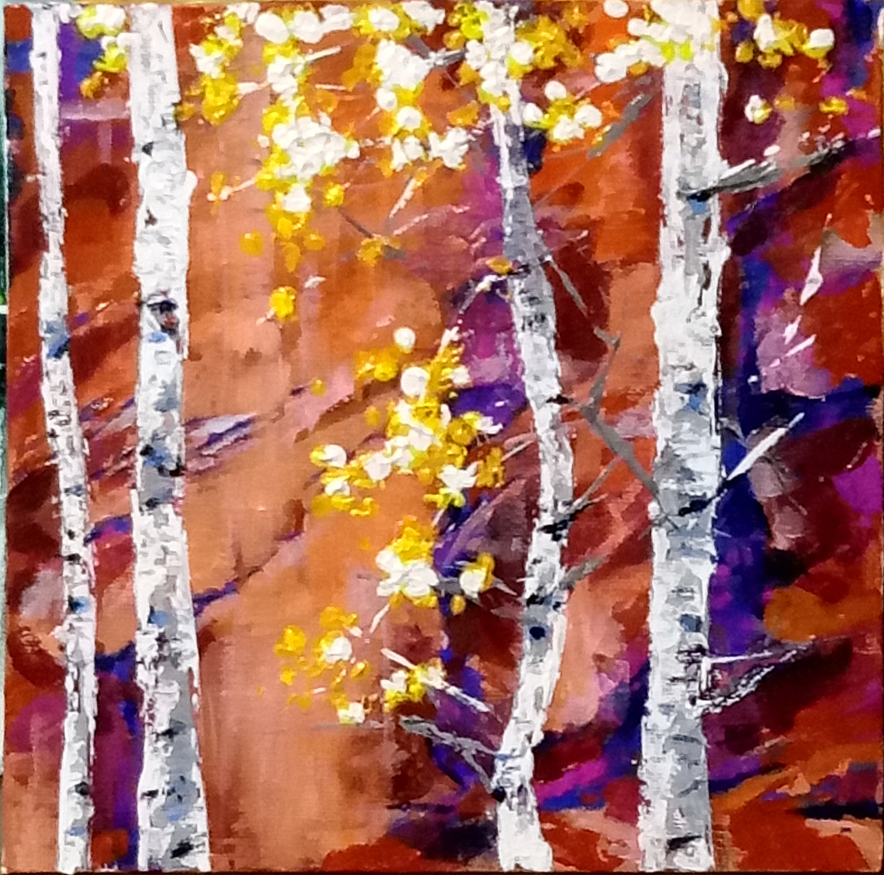 丙烯画尝试2 一些20*20的小画