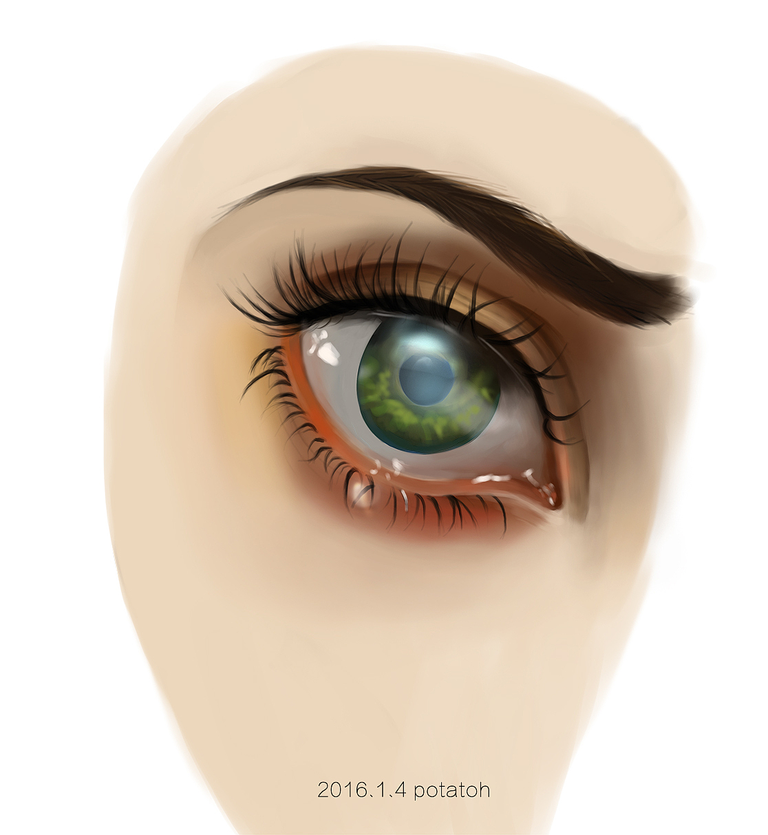 眼睛手绘