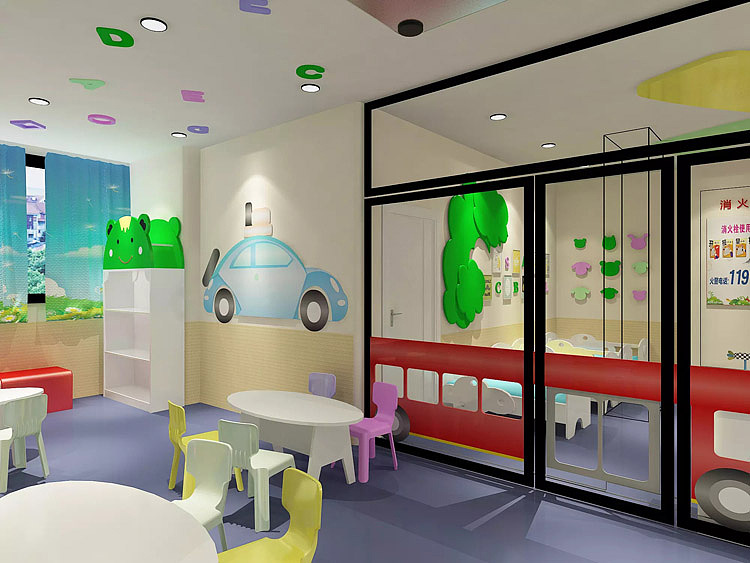 郑州早教中心装修—早教中心设计案例效果图赏析