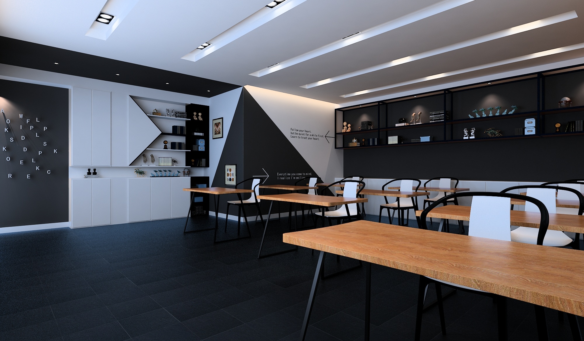 教室|空间|室内设计|MOYUdesign - 原创作品 - 站酷 (ZCOOL)
