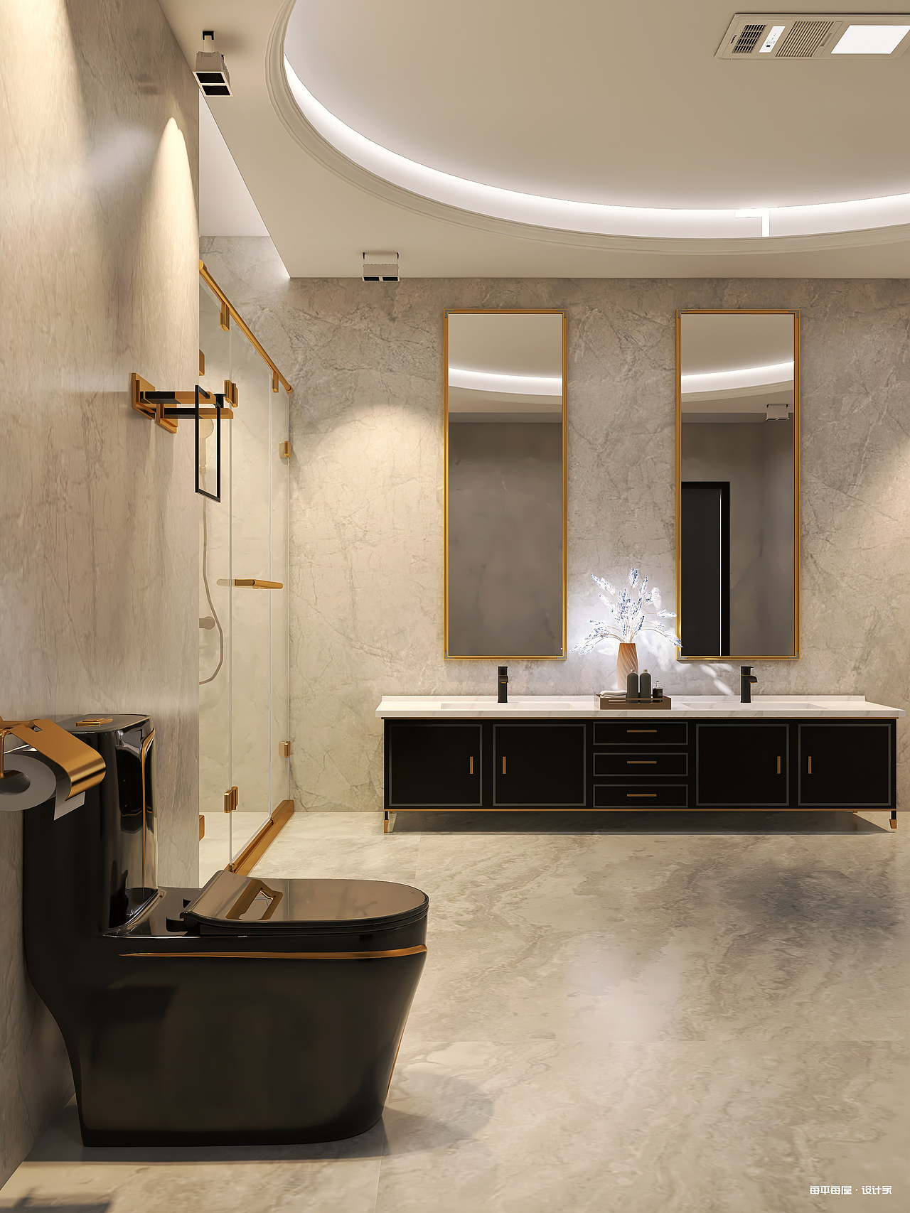 黑金系列卫浴（图ZMjg4NjcxNDM2） - 家装设计 - 站酷设计师绯饴原创素材 - 站酷ZCOOL
