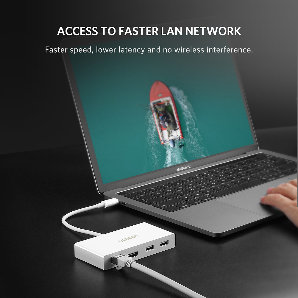 3 in 1 USB-C 转换器