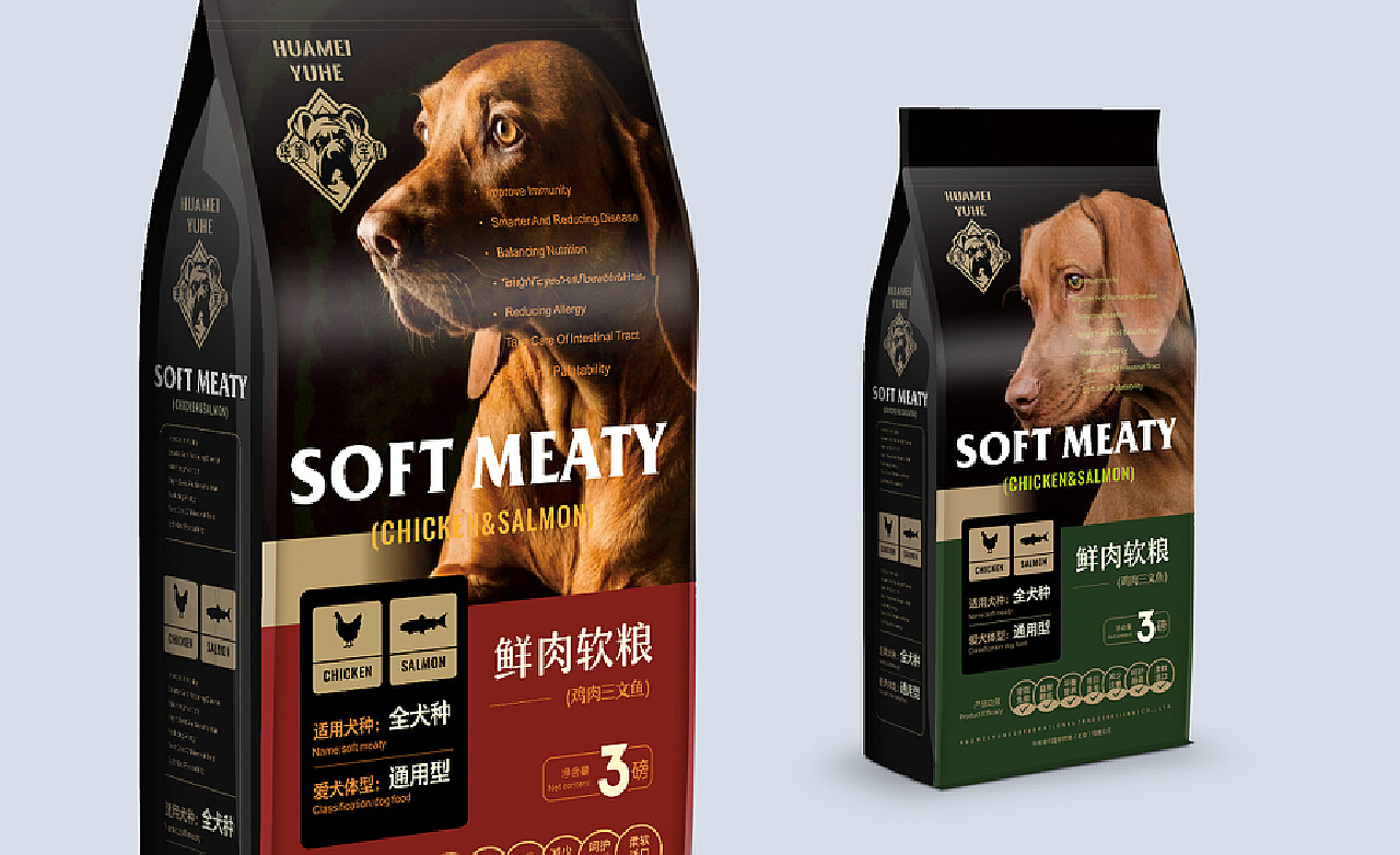 狗粮包装 犬粮包装 动物食品包装 包装设计|平面|包装|叮叮当当略略 - 原创作品 - 站酷 (ZCOOL)