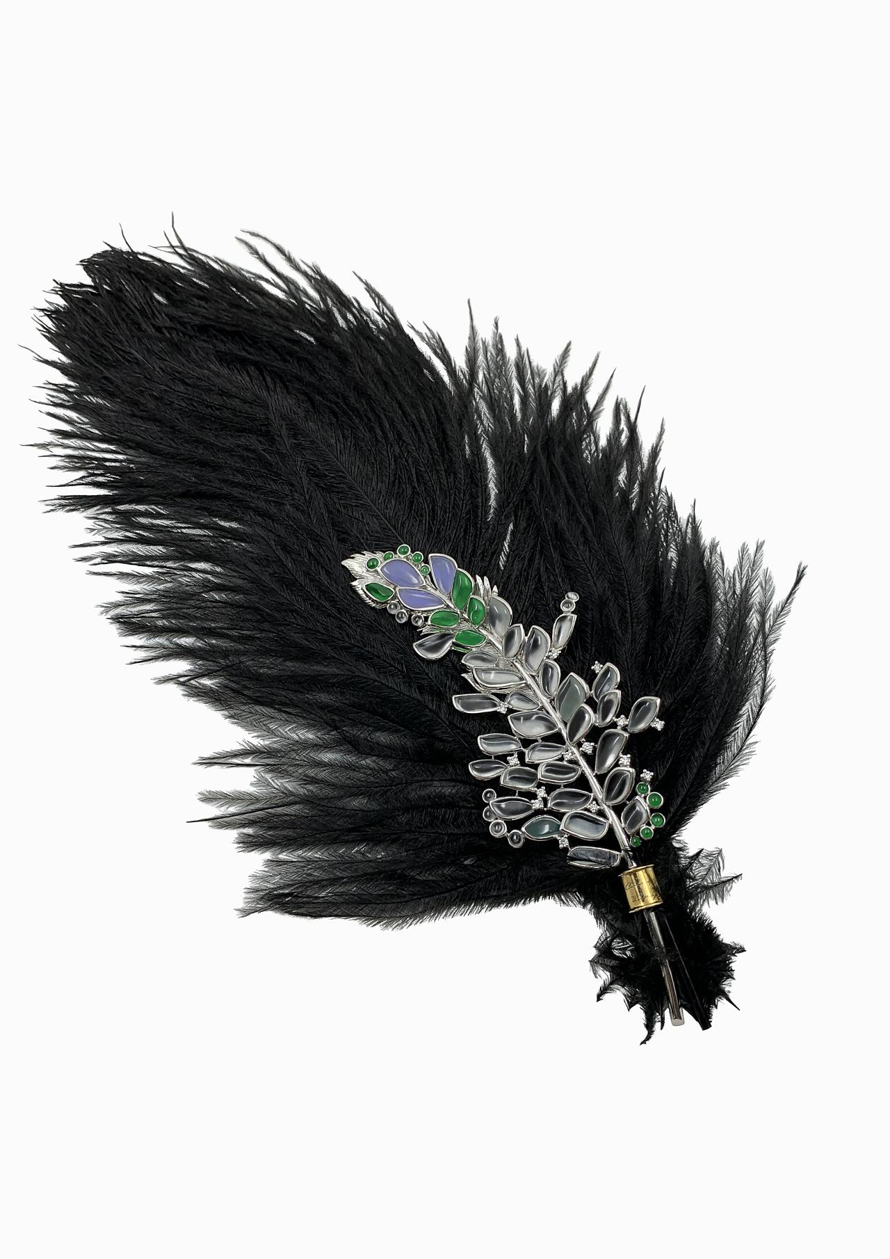 手工做一件翡翠羽毛|手工艺|首饰设计|代波军艺术珠宝 - 原创作品