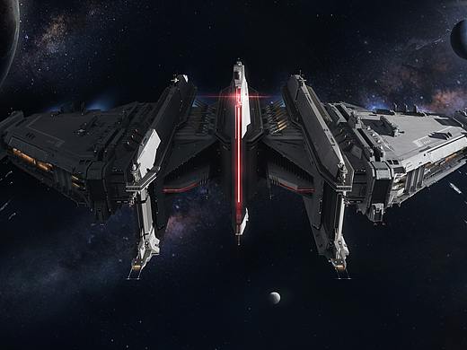 一艘飞船设计,附带了设计说明