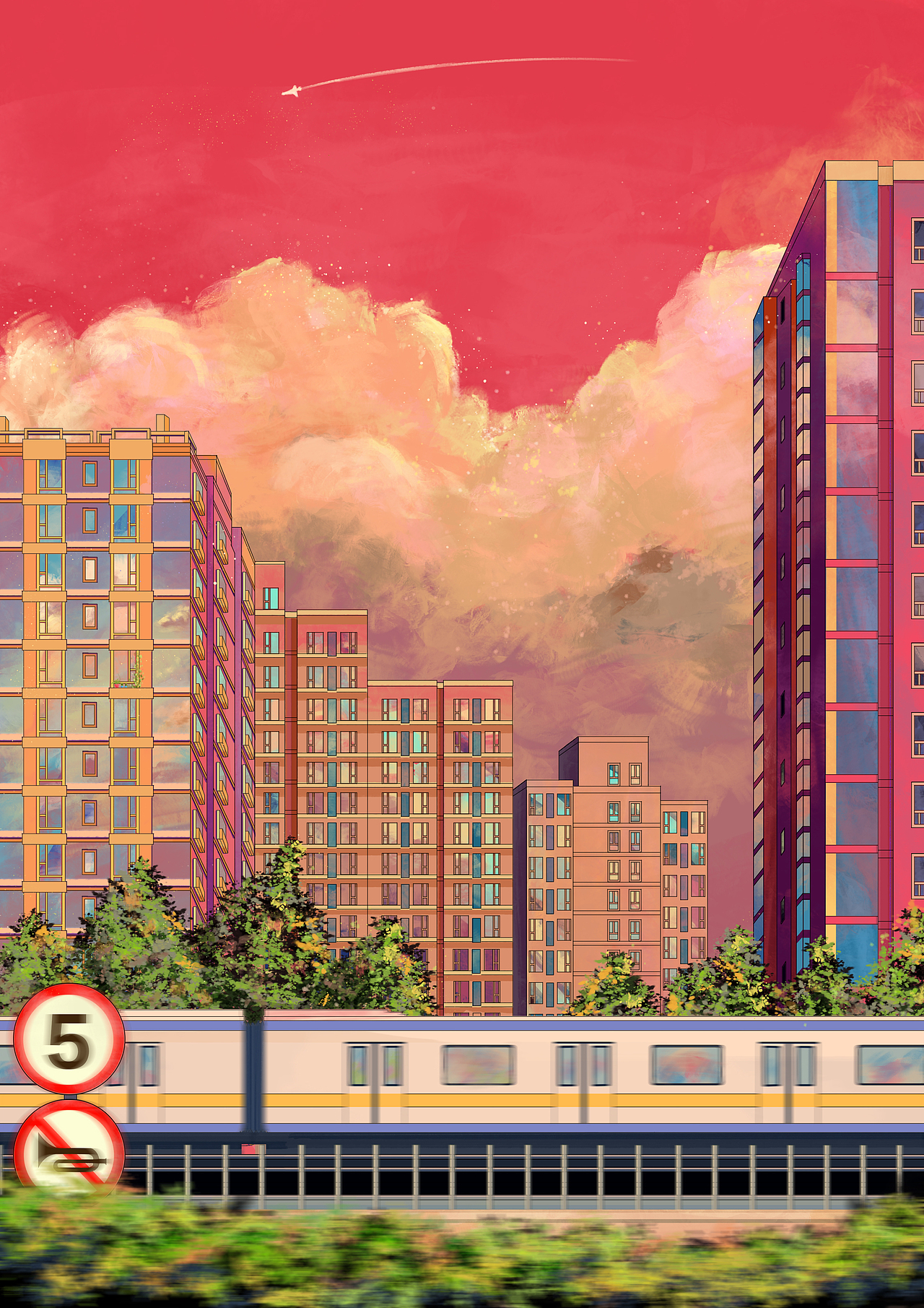 一趟两趟三趟
一天两天三天<br>一年就这么过去了<br>