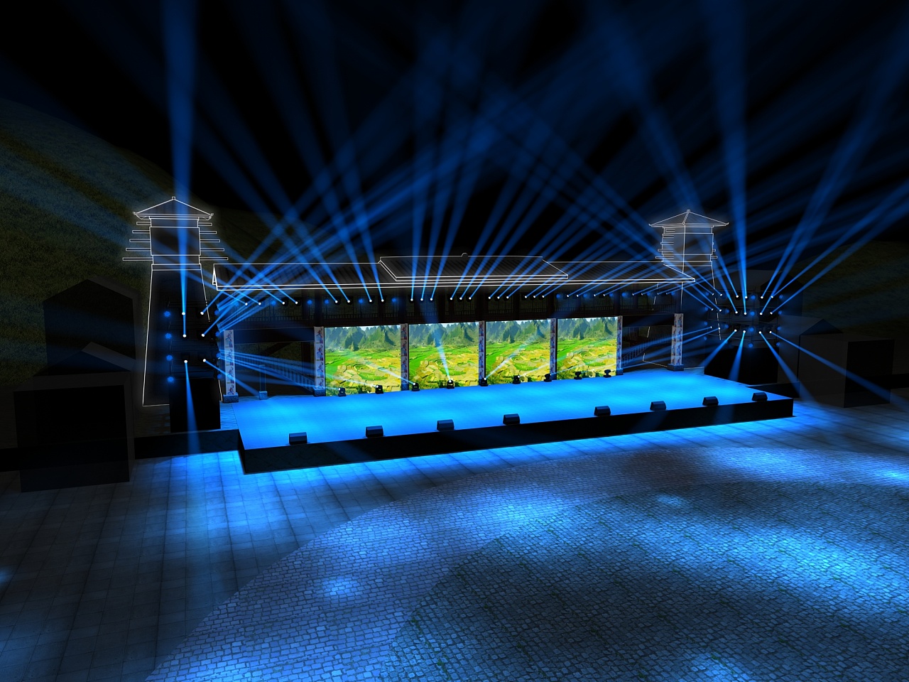 民族风舞美设计|空间|舞台美术|dgcc - 原创作品 - 站酷 (zcool)