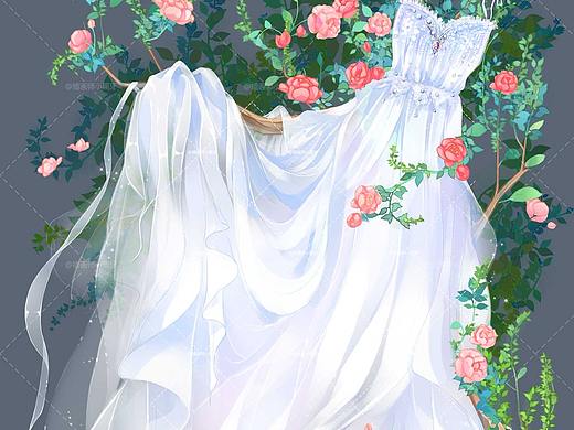 蔷薇与白纱