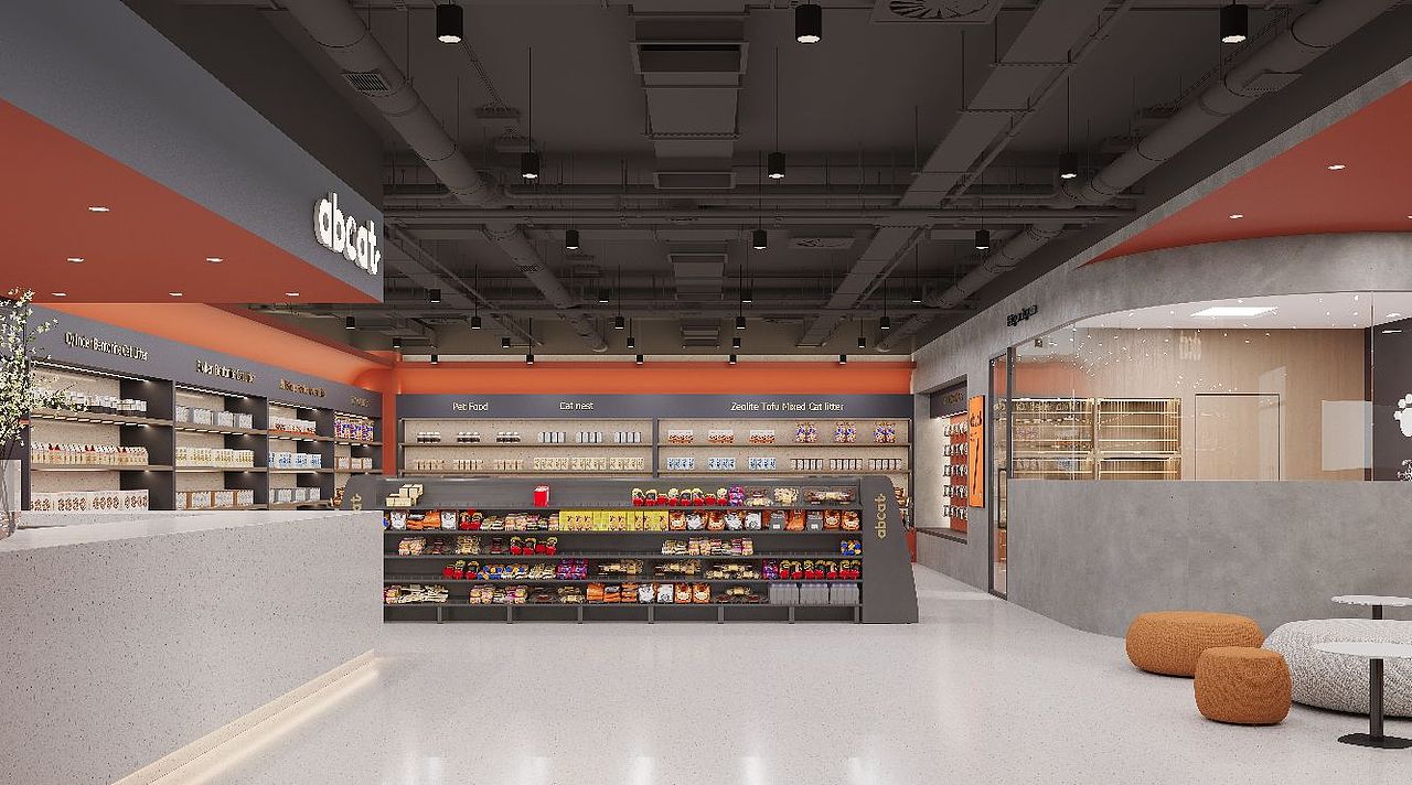 咖啡是现磨的， 猫咪是快乐的， 你是自由的。（图ZMzYwNzI0Mzg0） - 商业空间设计 - 站酷设计师龍龖龘空间设计原创素材 - 站酷ZCOOL