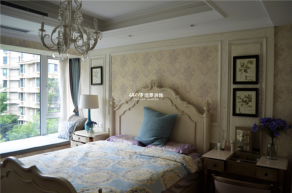 雅居乐装修设计美式风格|远景装饰实景案例