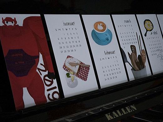 插畫日常|2019年日歷（個(gè)人主頁-ZMzM2NTE2MTY=） - 創(chuàng)作習(xí)作 - 站酷設(shè)計(jì)師芭妖原創(chuàng)素材 - 站酷ZCOOL