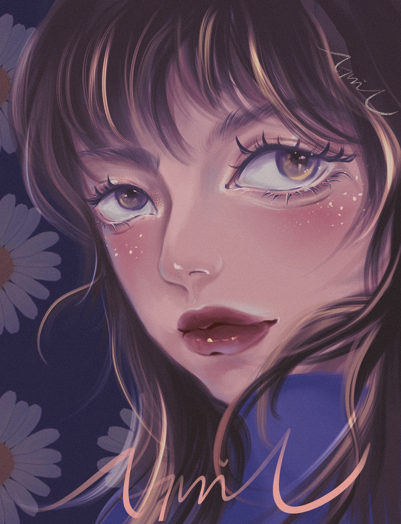 插画手绘头像（图ZMjMzNTE4OTky） - 艺术插画 - 站酷设计师奶糖April原创素材 - 站酷ZCOOL