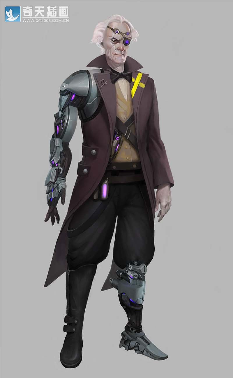 游戏设计-小龙人博士|插画|游戏原画|奇天cg学院 - 原创作品 - 站酷