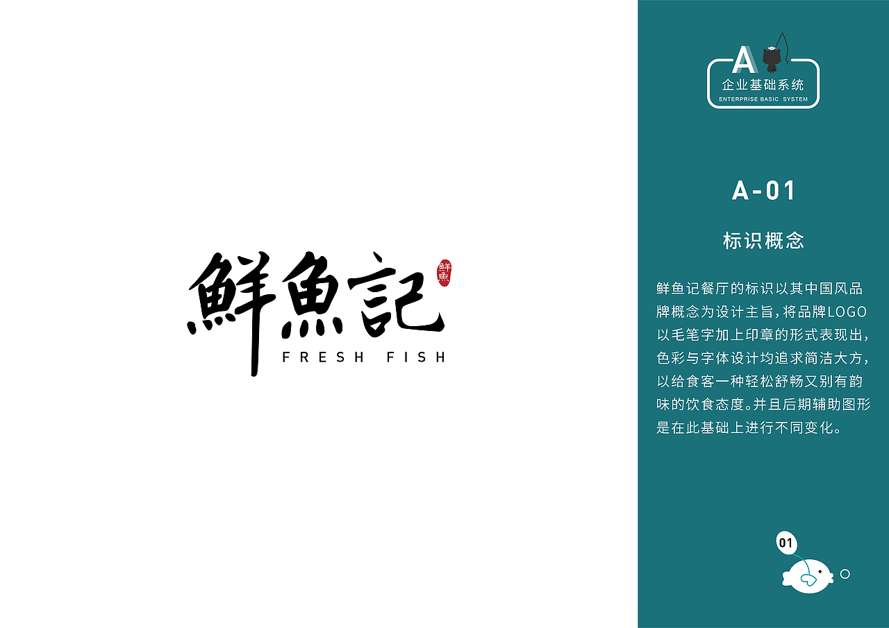 鲜鱼记VIS视觉识别手册。