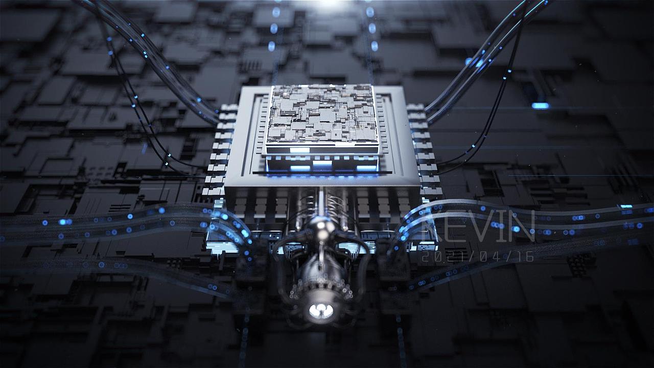 C4D三维汽车手机产品动画