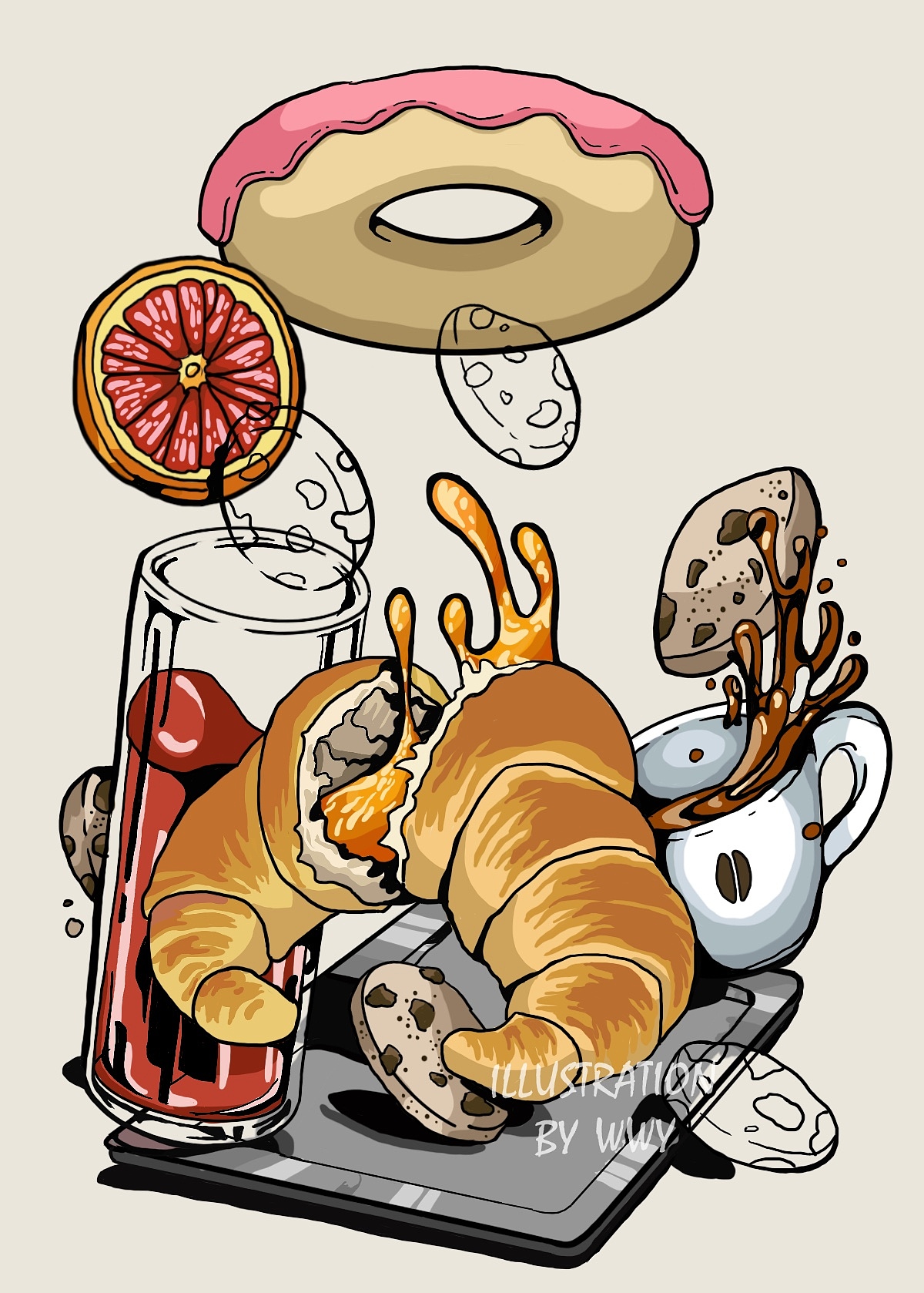 插画-临摹（图ZMTY1MzkzNjky） - 创作习作 - 站酷设计师王家小羽原创素材 - 站酷ZCOOL