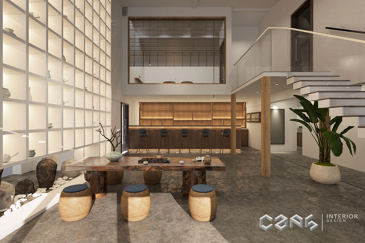 《氵茶室 》（图ZMTIyMjUyNTgw） - 家装设计 - 站酷设计师CAPS空间原创素材 - 站酷ZCOOL