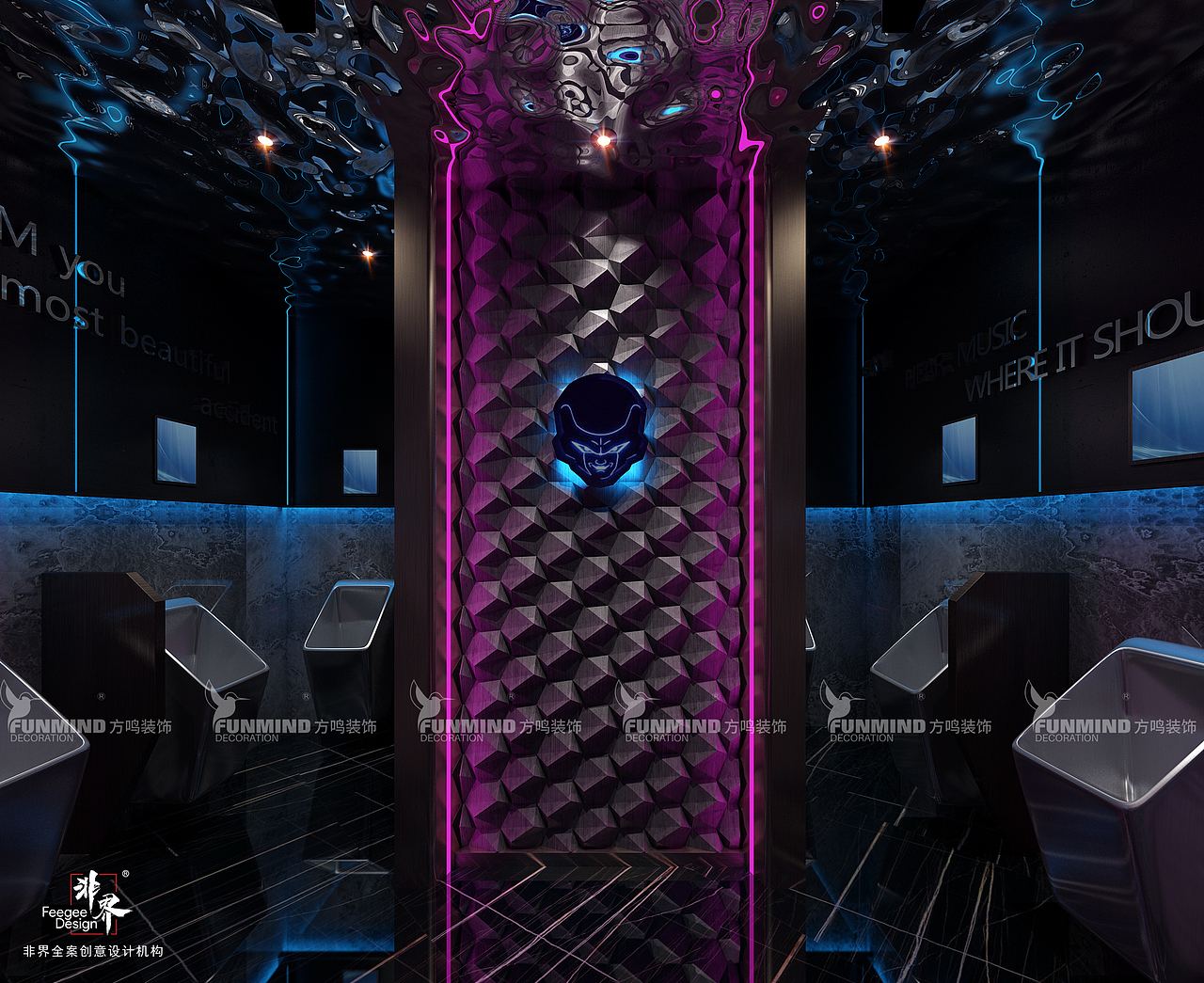 酒吧设计对电竞科技元素的浅尝辄止~​创战纪 电竞酒吧（图ZMjE1NDk0MTE2） - 家装设计 - 站酷设计师非界设计_方鸣原创素材 - 站酷ZCOOL