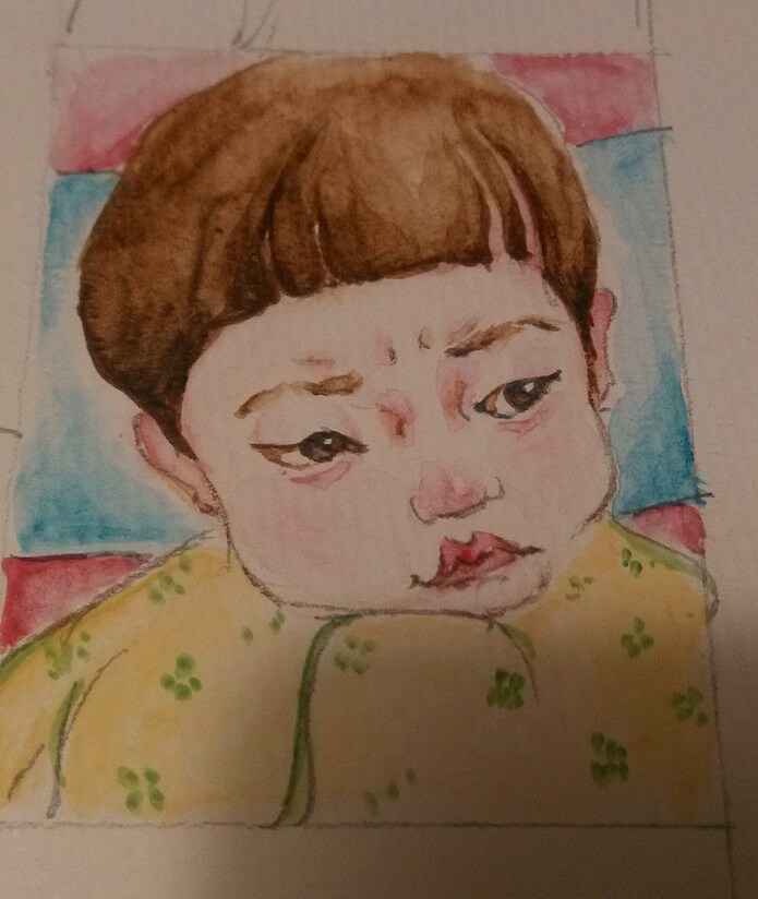 一觉醒来，头发变成了瓜瓢....于是.....（图ZMjMyNDYxNTI=） - 创作习作 - 站酷设计师Lady象象原创素材 - 站酷ZCOOL