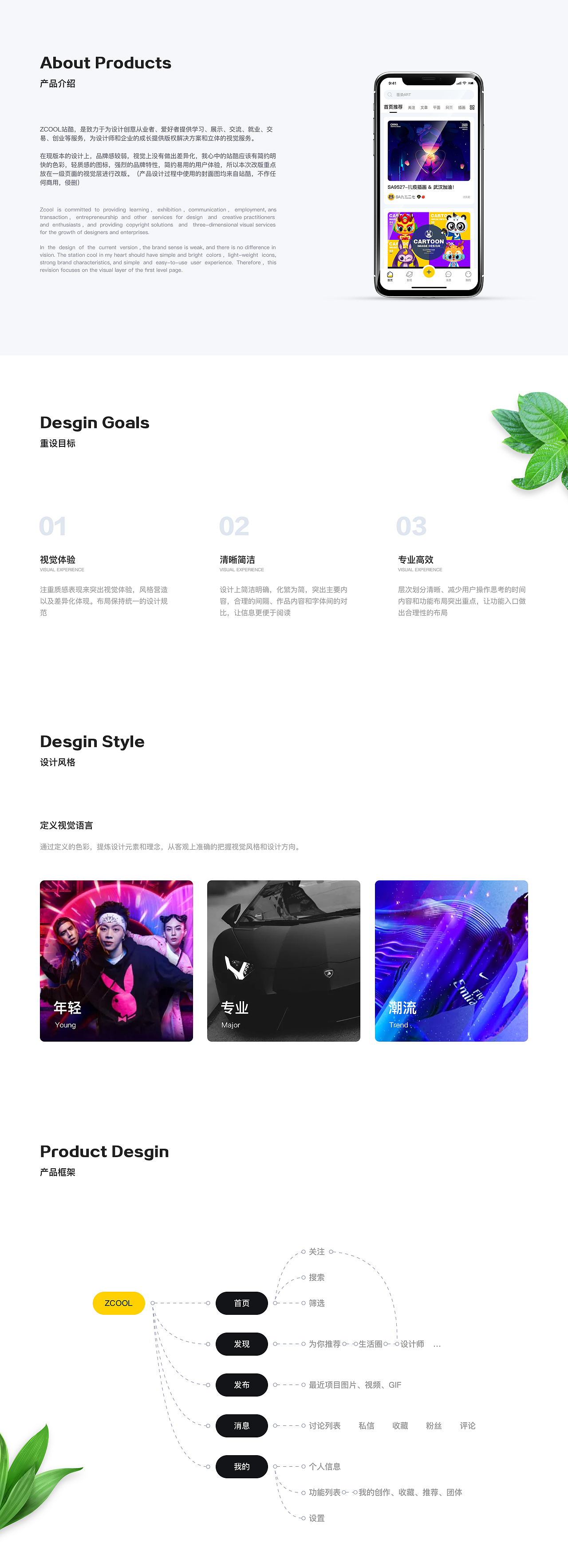 ZCOOL站酷APP视觉重设计（图ZMjAwOTg5NzQ0） - APP界面 - 站酷设计师乌鸦CrowVision原创素材 - 站酷ZCOOL