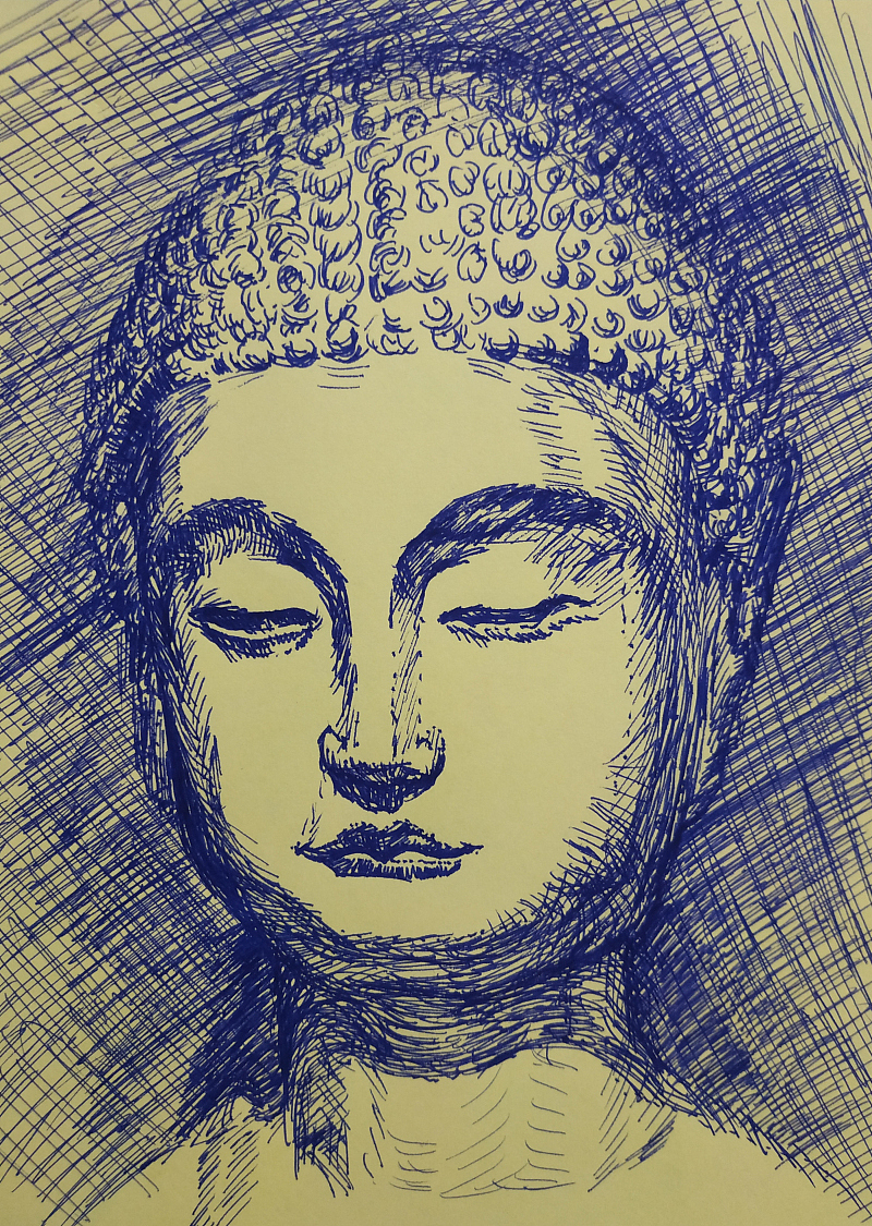 每日一画-04（2019年的作品）（图ZMjA4MjE4NTQ0） - 绘画 - 站酷设计师zhl1988原创素材 - 站酷ZCOOL