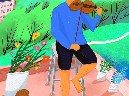 親子類插畫（個人主頁-ZNTI5NjE4MTY=） - 創(chuàng)作習作 - 站酷設計師兩個山原創(chuàng)素材 - 站酷ZCOOL