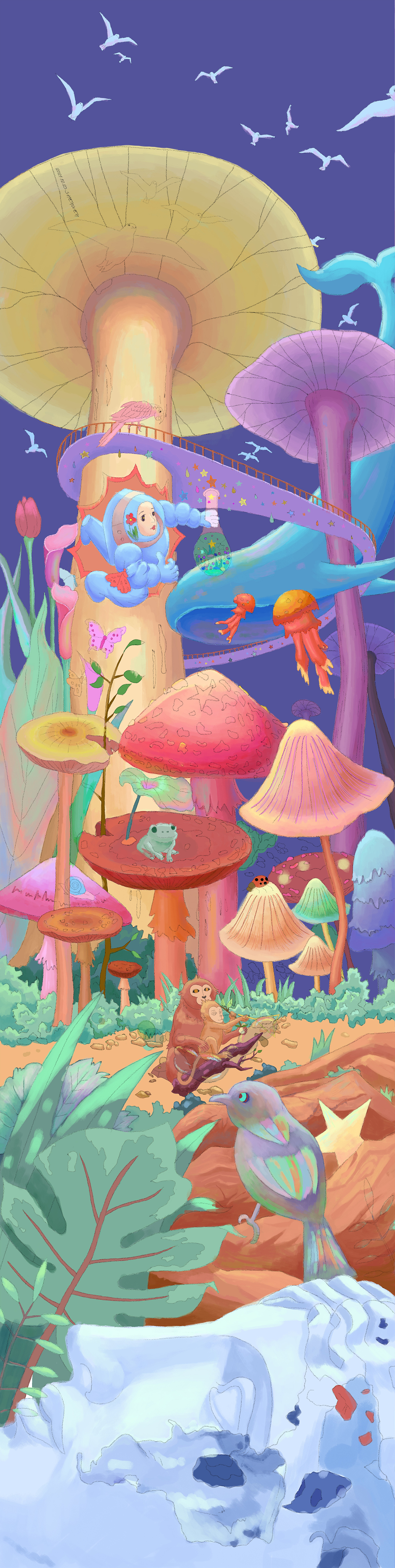 “植物森林”过程图（图ZMjgyNDYwMjU2） - 创作习作 - 站酷设计师ShEN沈原创素材 - 站酷ZCOOL