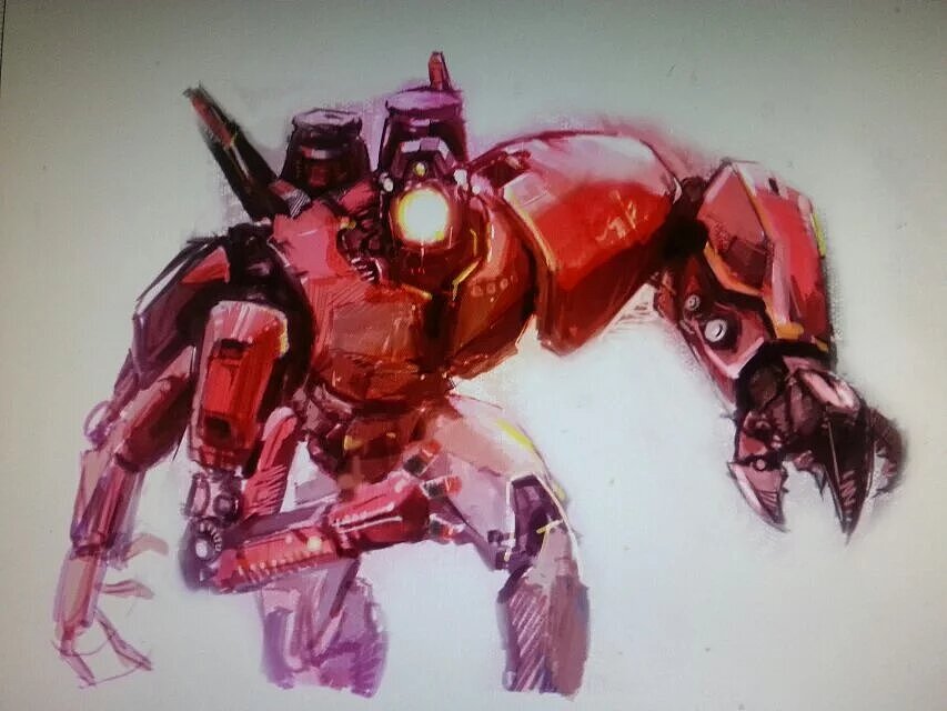 手绘中国红ji jia