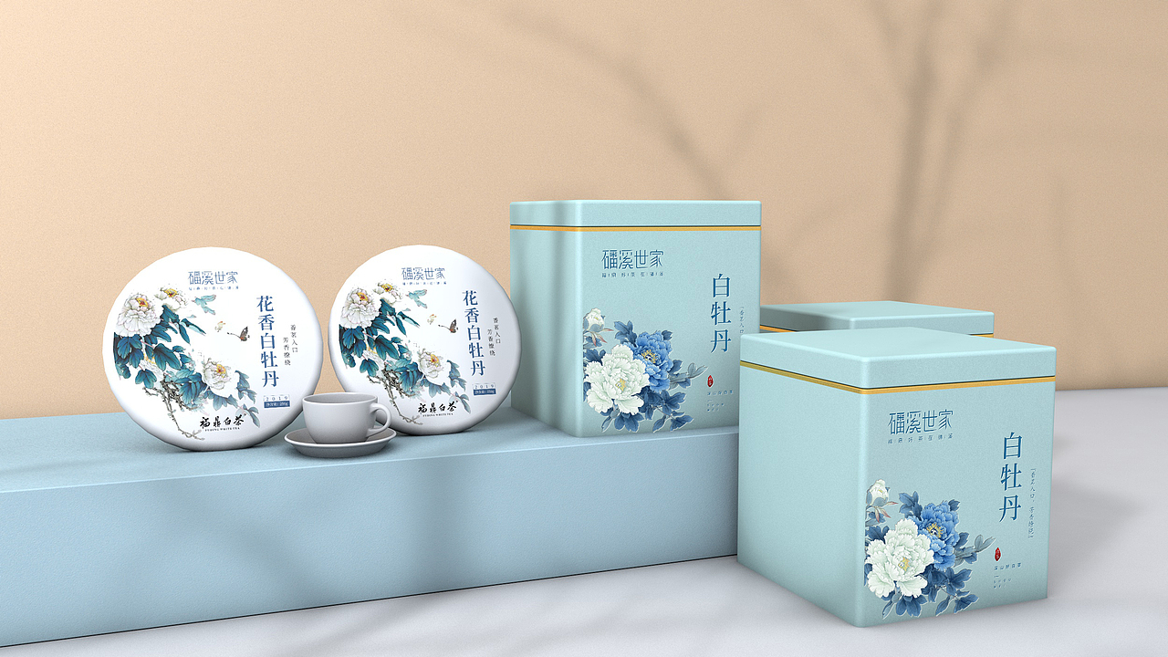 白茶包装铁桶包装盒茶叶盒白牡丹寿眉饼茶金属铁皮方盒（图ZMjUxNzM2NjA4） - 包装 - 站酷设计师扎心的白羊原创素材 - 站酷ZCOOL