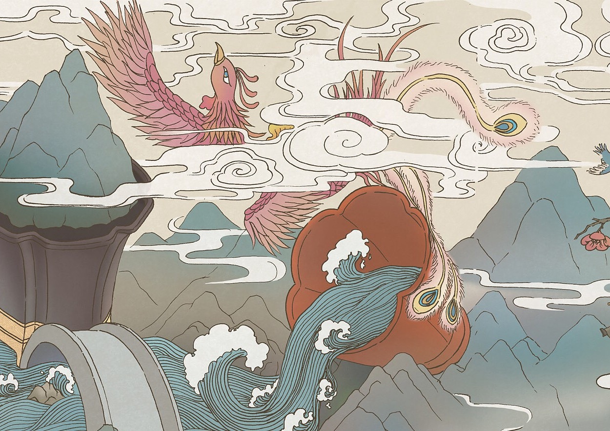 江南 · 忆 × 小爺XIAOYE（图ZMjA4ODU1MjAw） - 商业插画 - 站酷设计师小爺XIAOYE原创素材 - 站酷ZCOOL