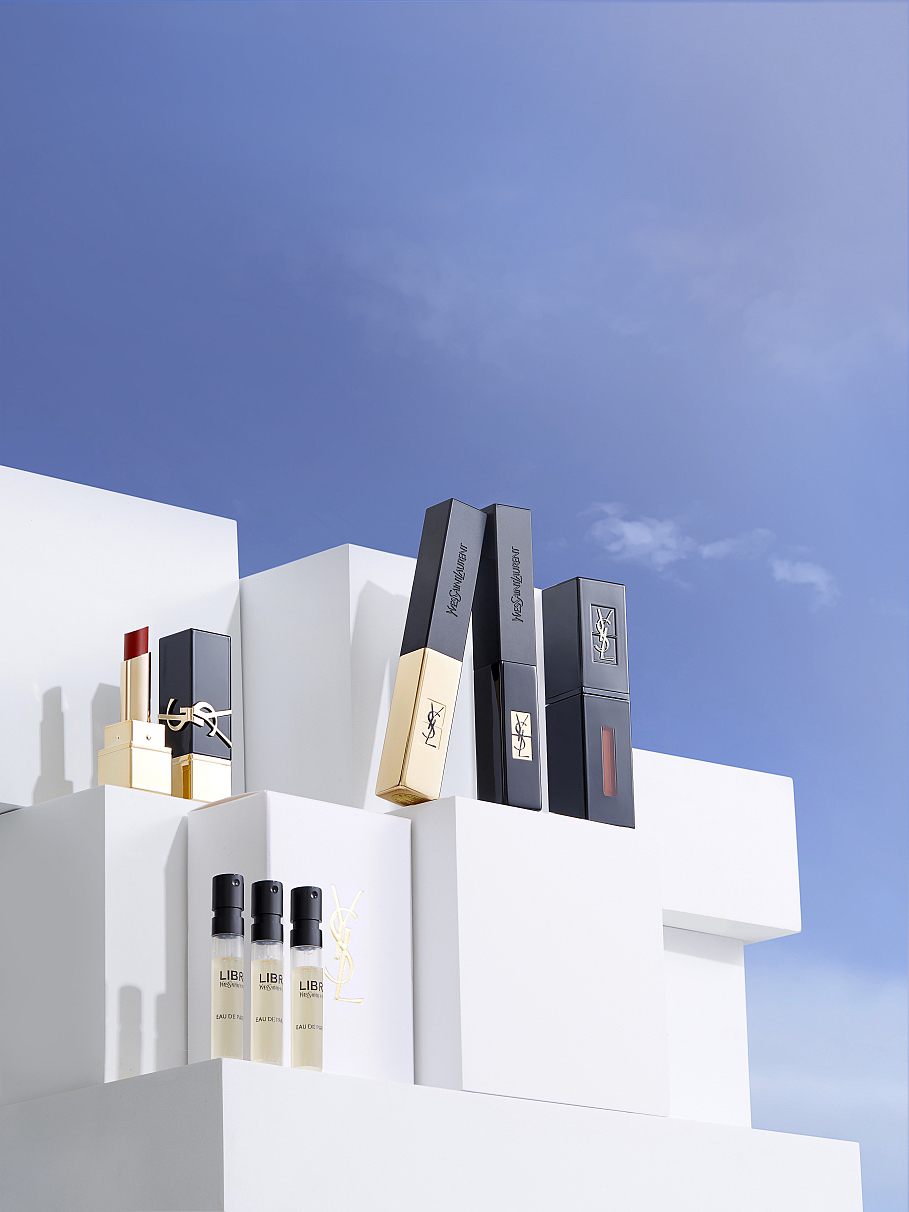 ysl唇釉口红拍摄