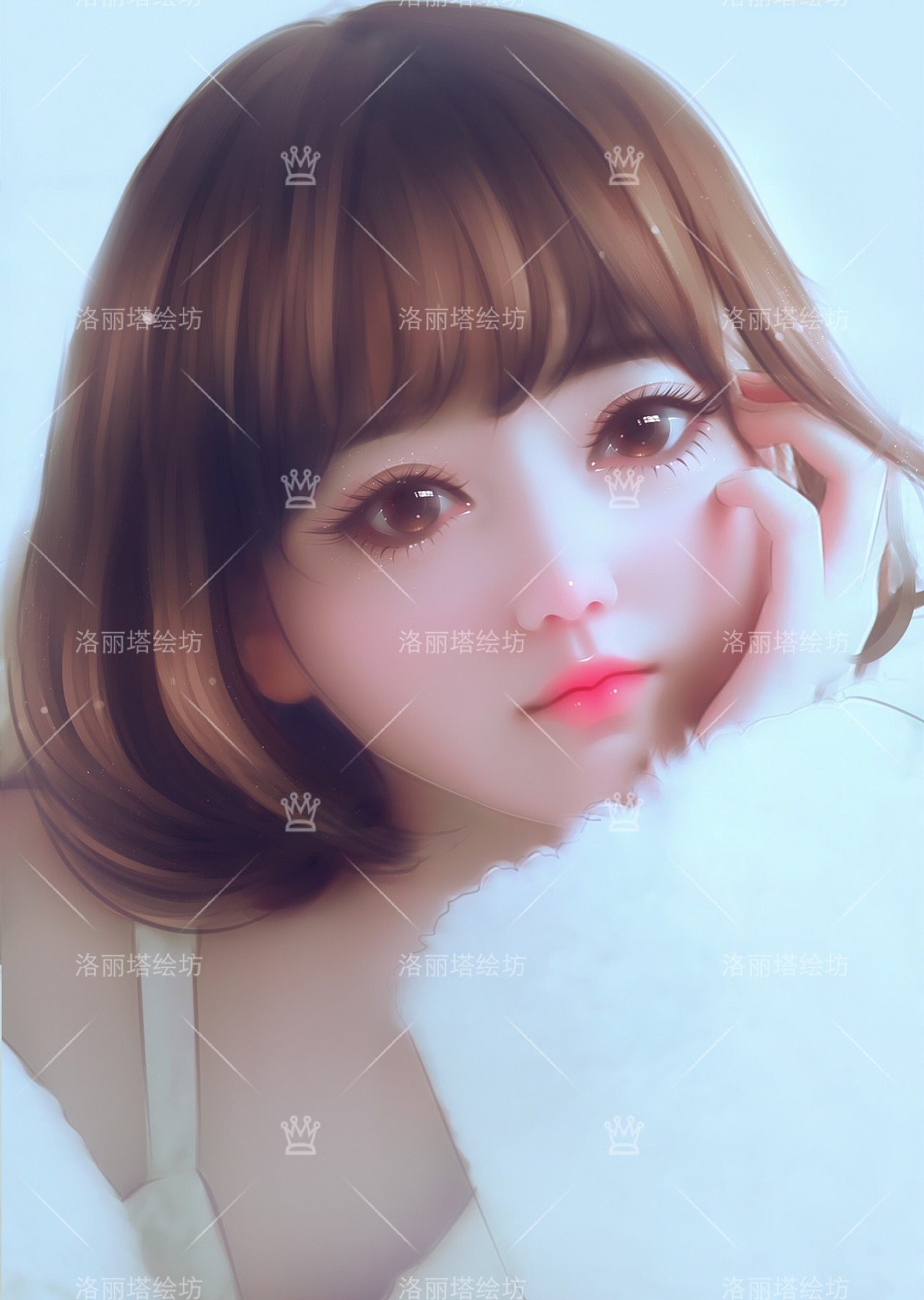 唯美娃娃风转手绘（图ZNDgyMzYwOTY=） - 创作习作 - 站酷设计师奔奔晓蓉原创素材 - 站酷ZCOOL