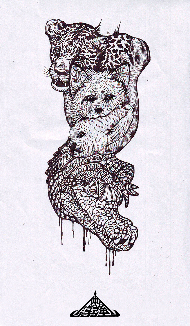 9幅旧图(3幅皮雕手稿 6幅状态图)