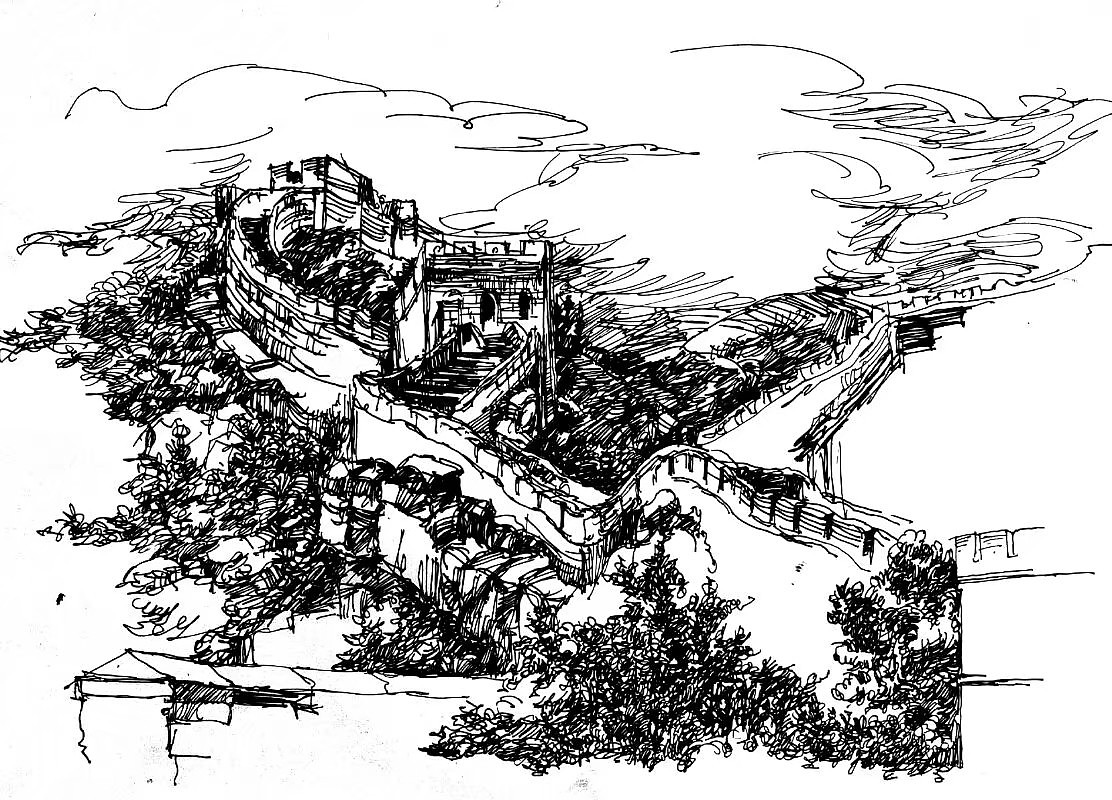 长城系列|纯艺术|绘画|宁宇航_原创作品-站酷zcool