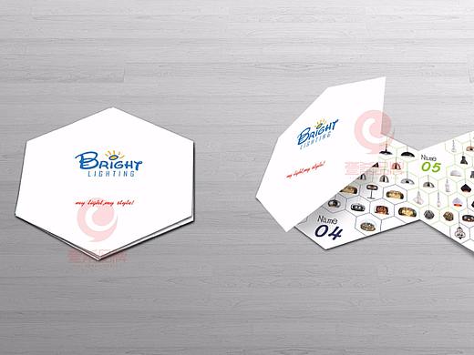 一希品牌设计-异形折页   健身产品折页 三折页设计